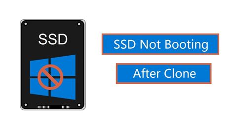 ssd booting slow after clone|make disk bootable after clone.